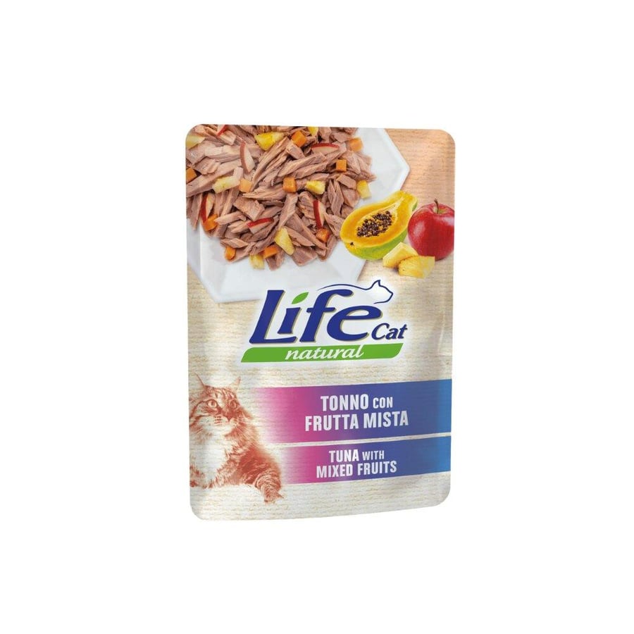 Lifecat Pouch Tuna with Mixed Fruit - 70g