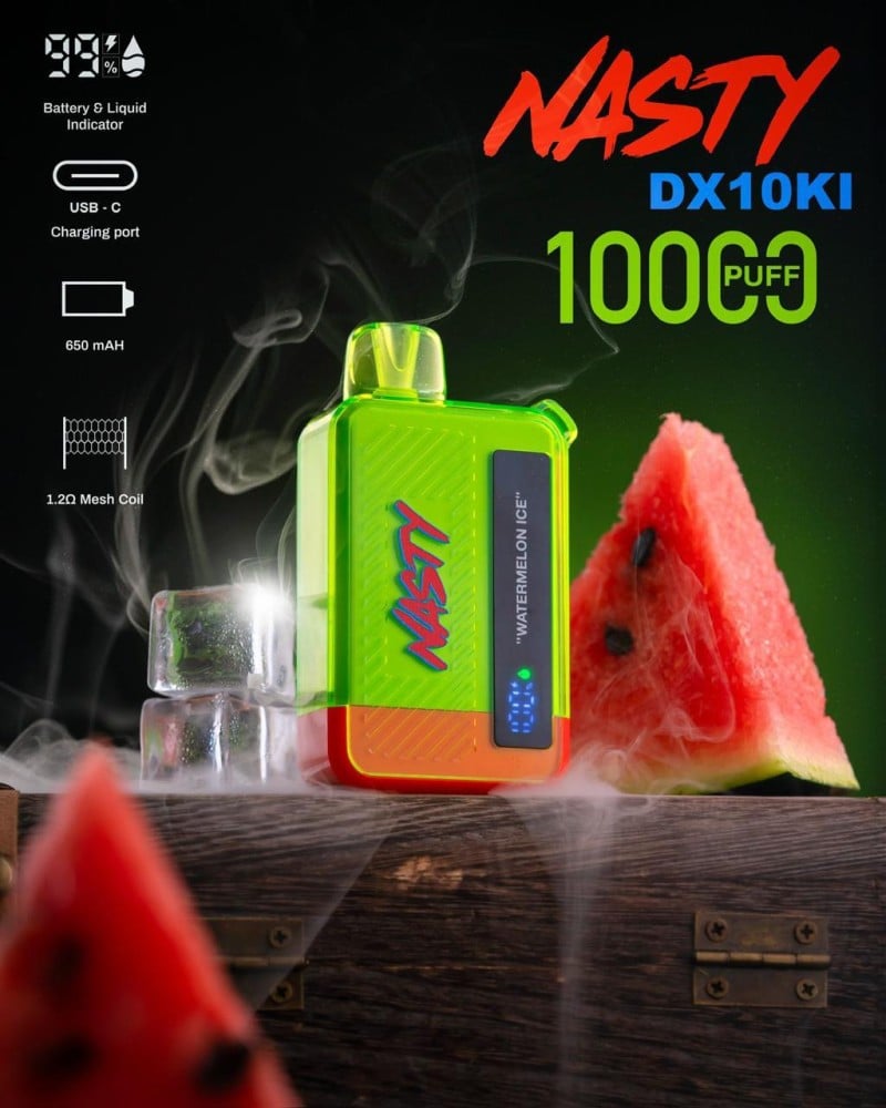 ناستي بار 10000 سحبة - NASTY BAR DX10K 10000 puffs