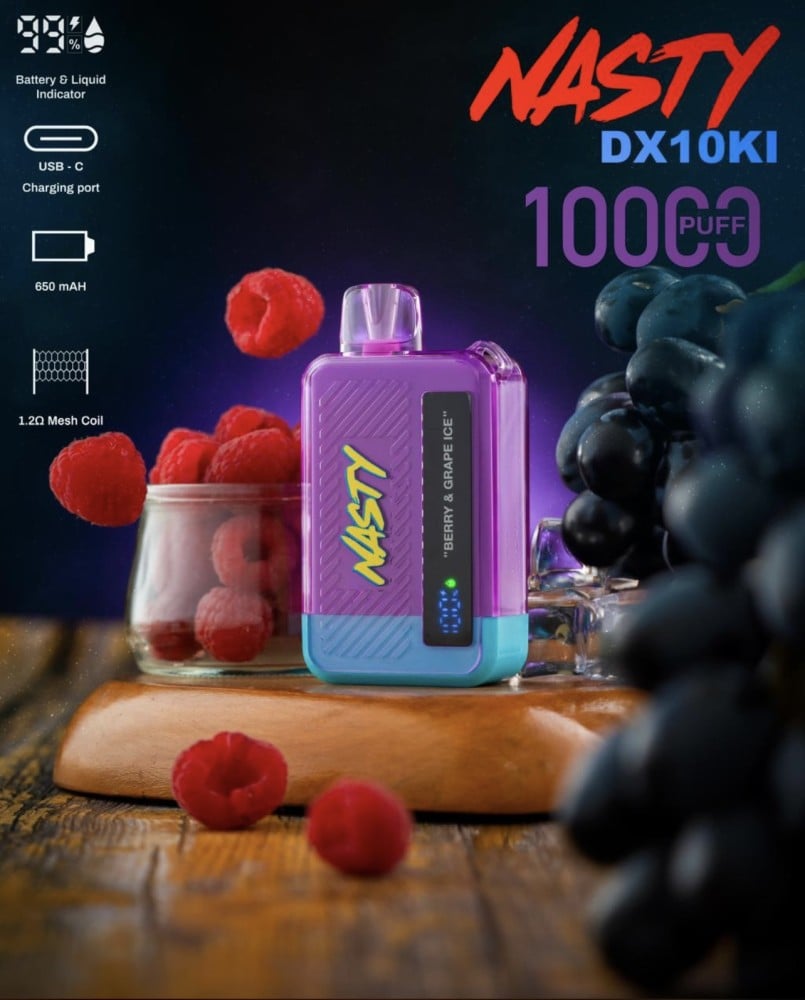 ناستي بار 10000 سحبة - NASTY BAR DX10K 10000 puffs
