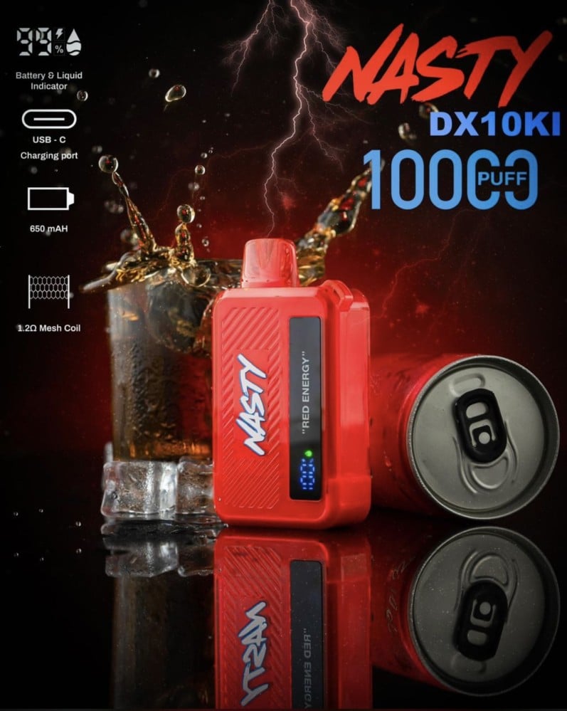 ناستي بار 10000 سحبة - NASTY BAR DX10K 10000 puffs