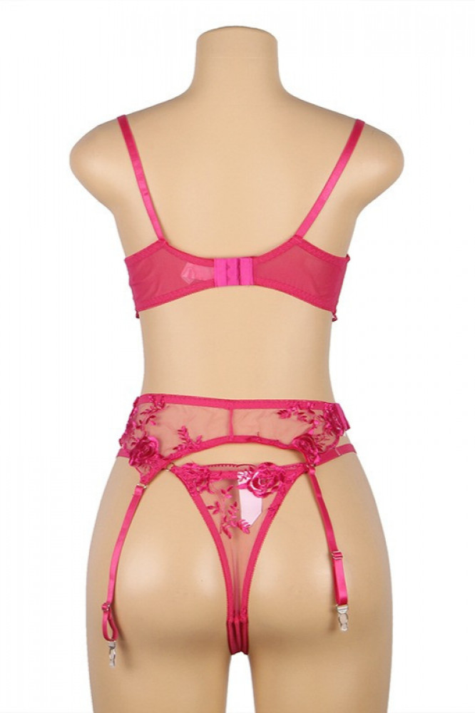 Pink lingerie set