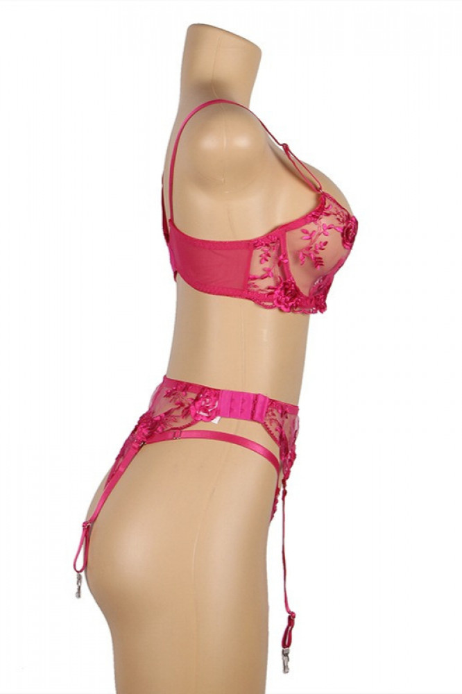 Pink lingerie set
