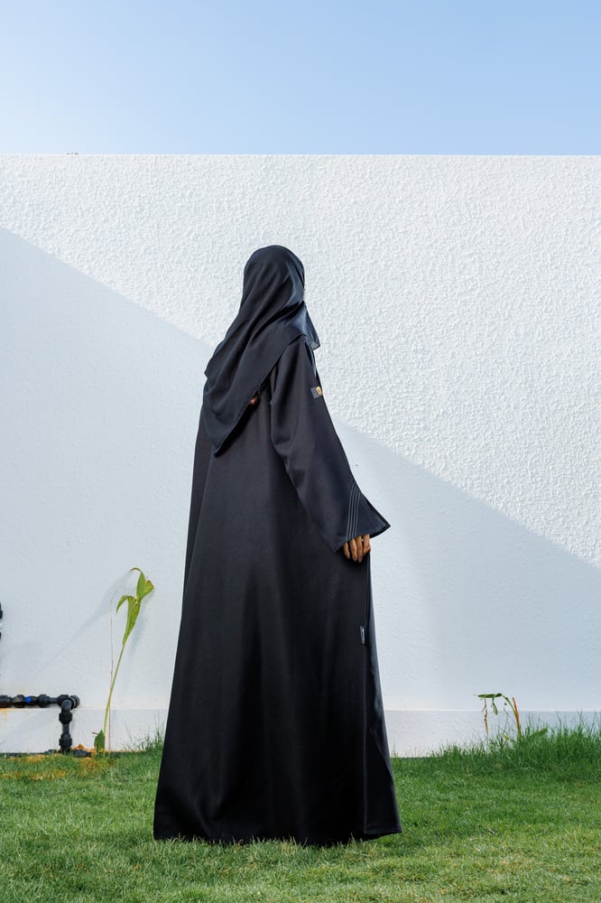 عباية تطريز كم