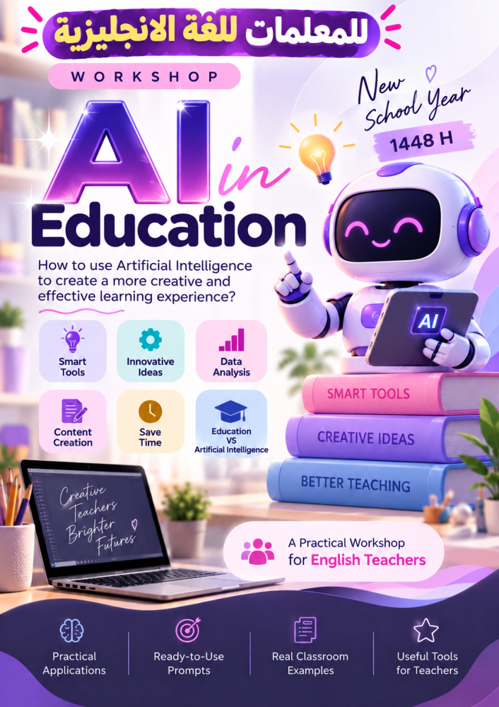 AI in Education  ورشة عمل | الذكاء الاصطناعي في التعليم