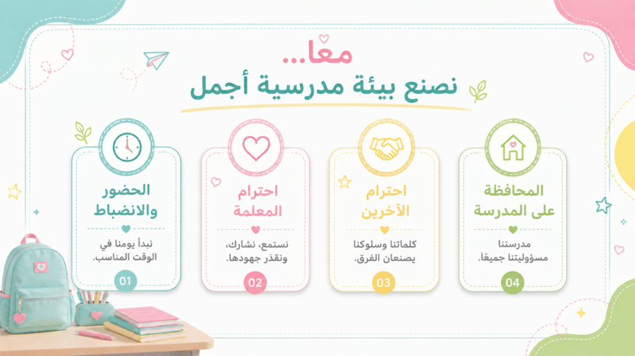 استقبال العام الدراسي 1448هـ | ابتدائي ومتوسط | بوربوينت + فيديو + لعبة