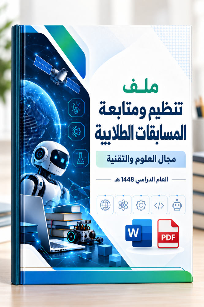 ملف تنظيم ومتابعة المسابقات الطلابية 1448هـ | مجال العلوم والتقنية
