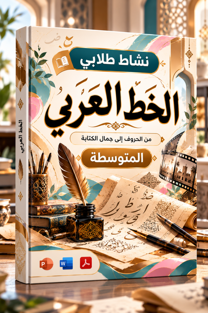 ️ نشاط الخط العربي | أنواعه وجمالياته