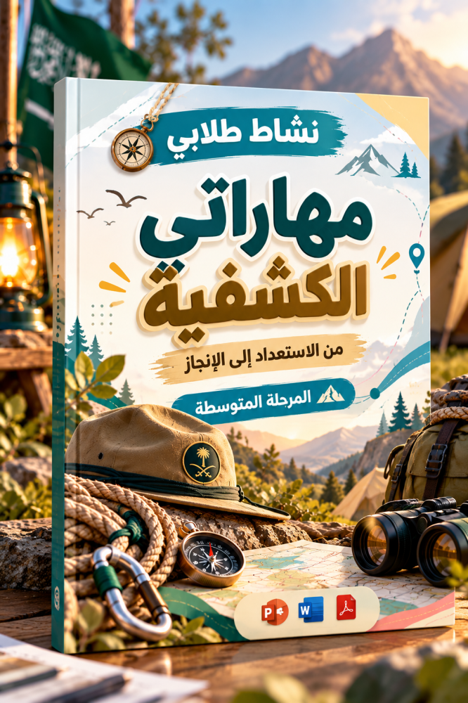 ⚜️ مهارتي الكشفية | من الاستعداد إلى الإنجاز – نشاط طلابي