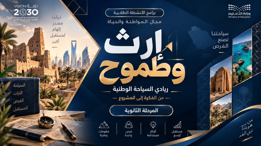 إرث وطموح | ريادي السياحة الوطنية | عرض وأنشطة ا