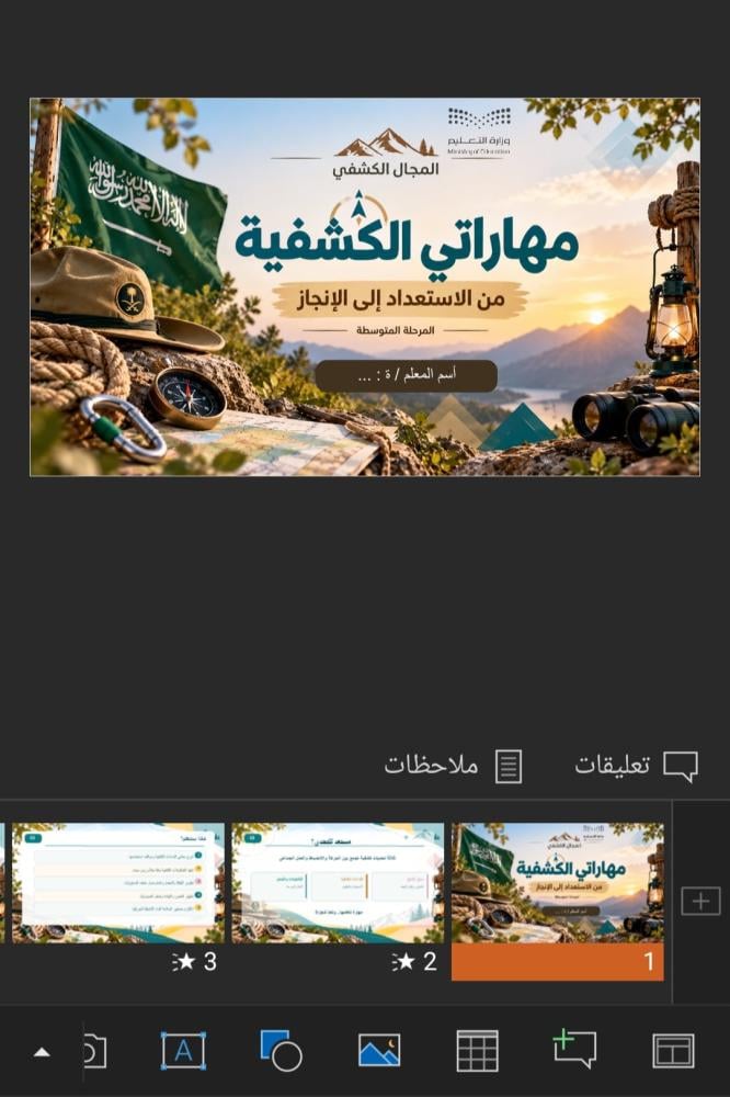 ⚜️ مهارتي الكشفية | من الاستعداد إلى الإنجاز – نشاط طلابي