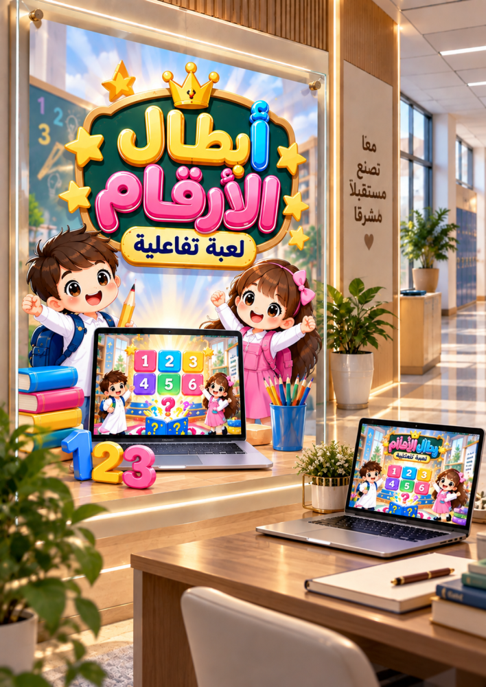 أبطال الأرقام | مسابقة الرياضيات التفاعلية للصفوف الأولية