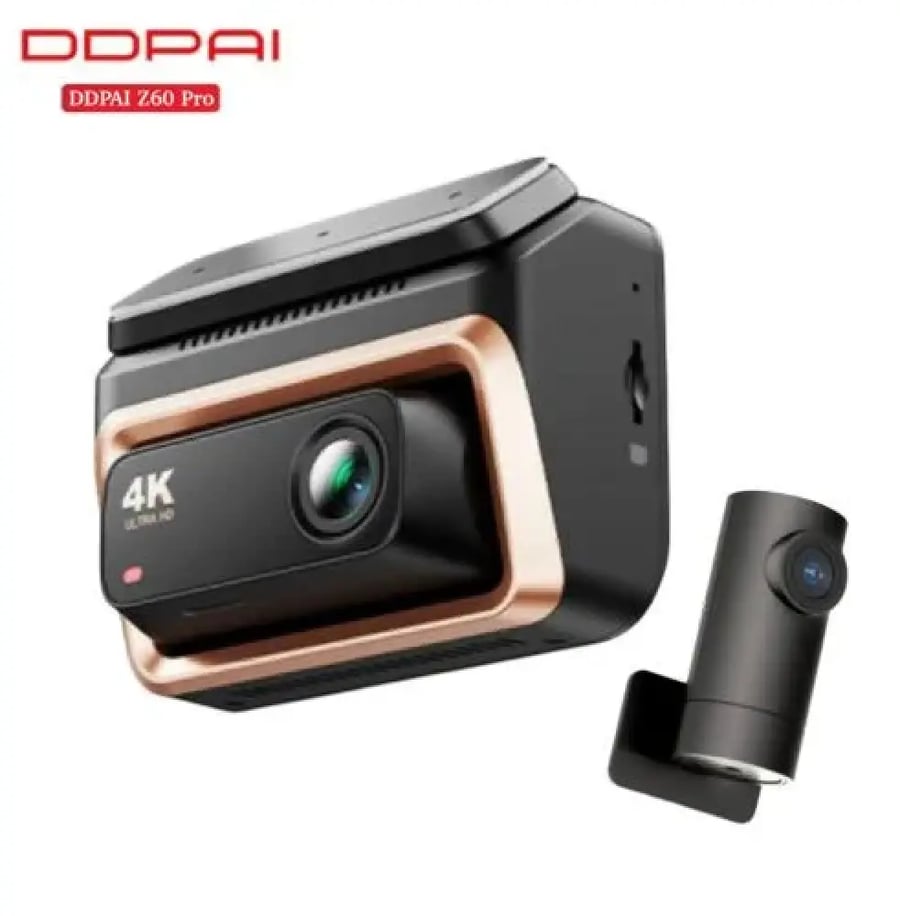 داش كام دي دي باي DDPAI-Z60 Pro 4K GPS أمامية ، خلفية