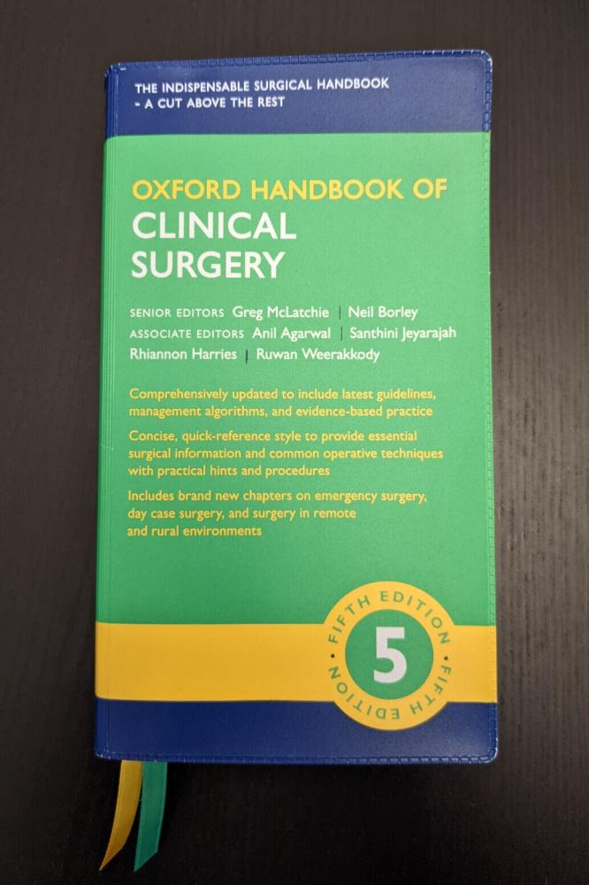 Oxford Handbook of Clinical Surgery 5e