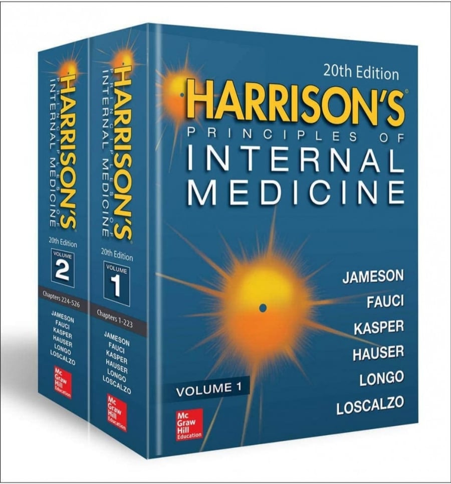 Harrison's Principles of Internal Medicine, (Vol.1 & Vol.2) 20th Edition