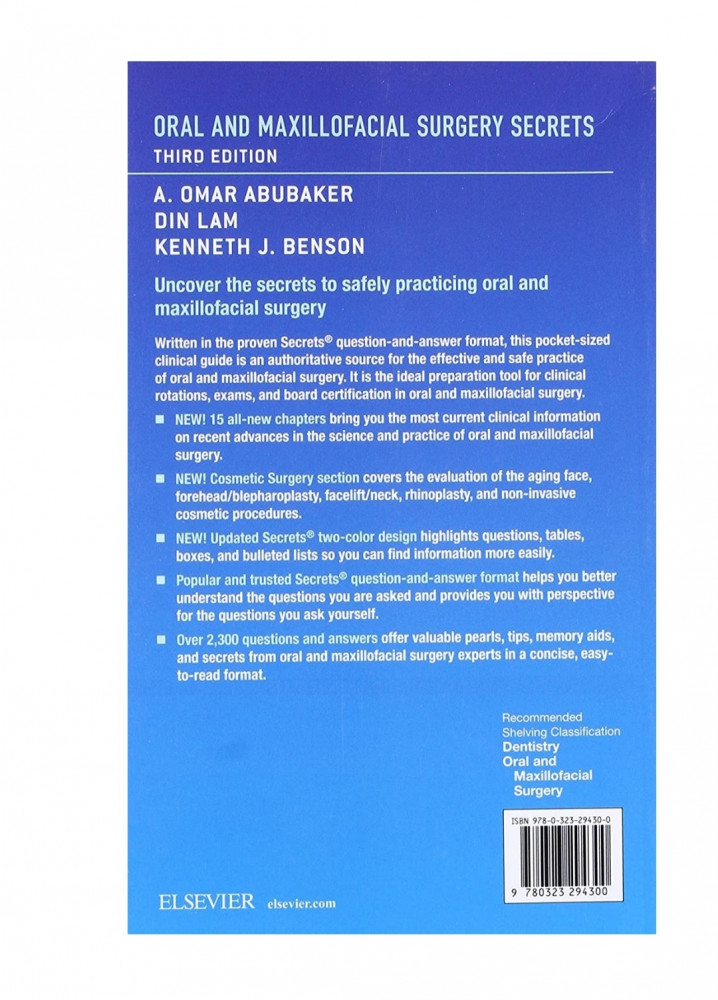 Oral and Maxillofacial Surgery Secrets, 3e