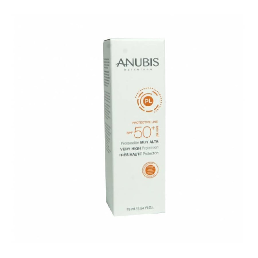 لوشن انوبيس بيروتيكتيف لاين spf50  للحماية من اشعة الشمس 75 مل anubis protective line spf 50 lotion 75 ml