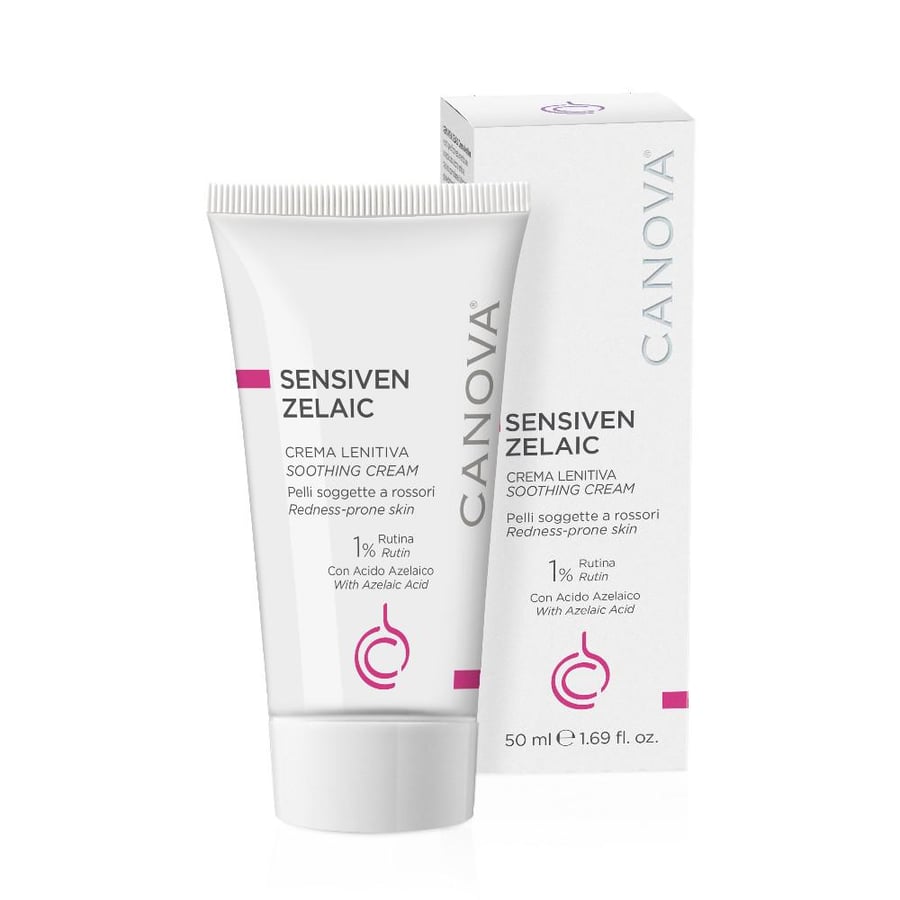 كانوفا سینسیفن زیلاك سوثینج كریم 50 مل canova sensiven zelaic soothing cream 50ml tube