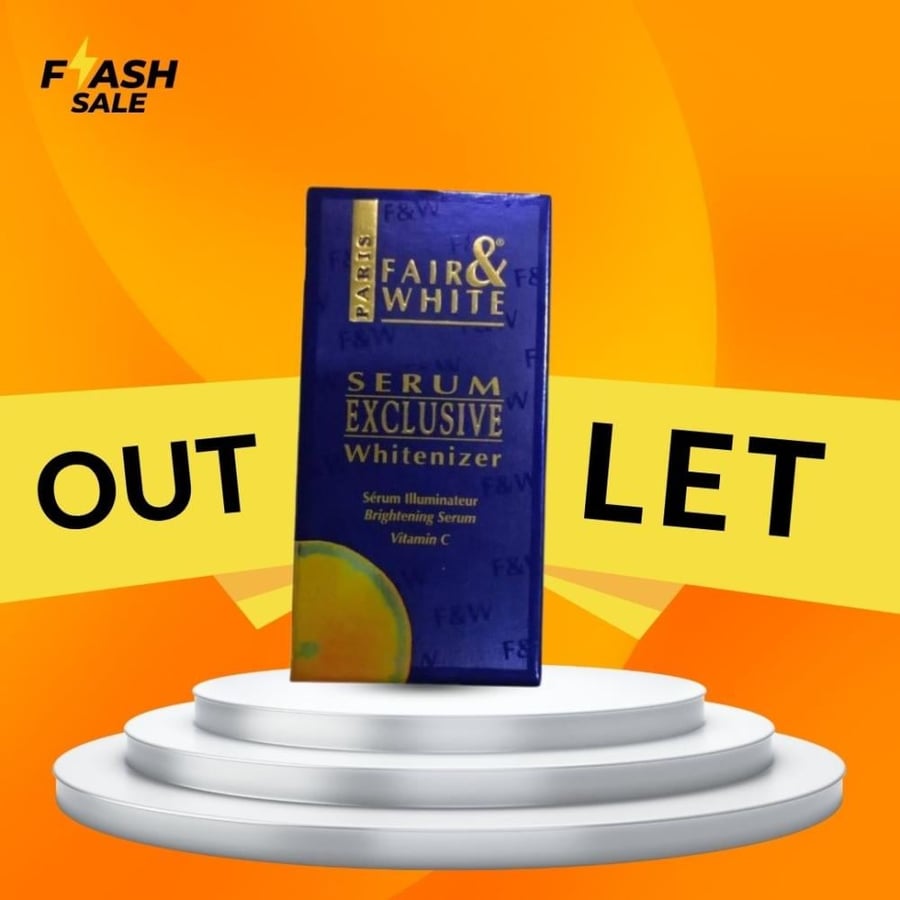 سيروم بشرة فير آند وايت 30مل مبيض بفيتامين ج نقى fair and white serum exclusive whitenizer serum with pure vitamin c - 30ml