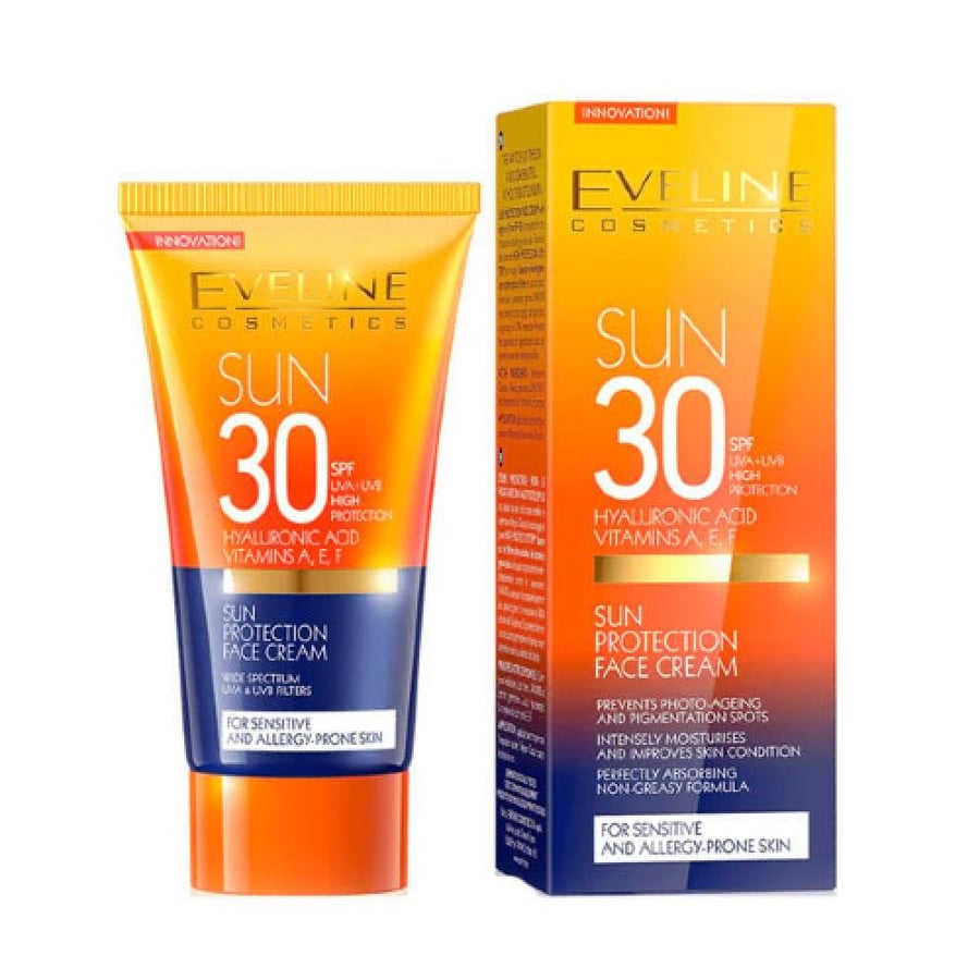 كريم واقي شمس , واقي الشمس , كريم ايفيلين , eveline sun protection fac