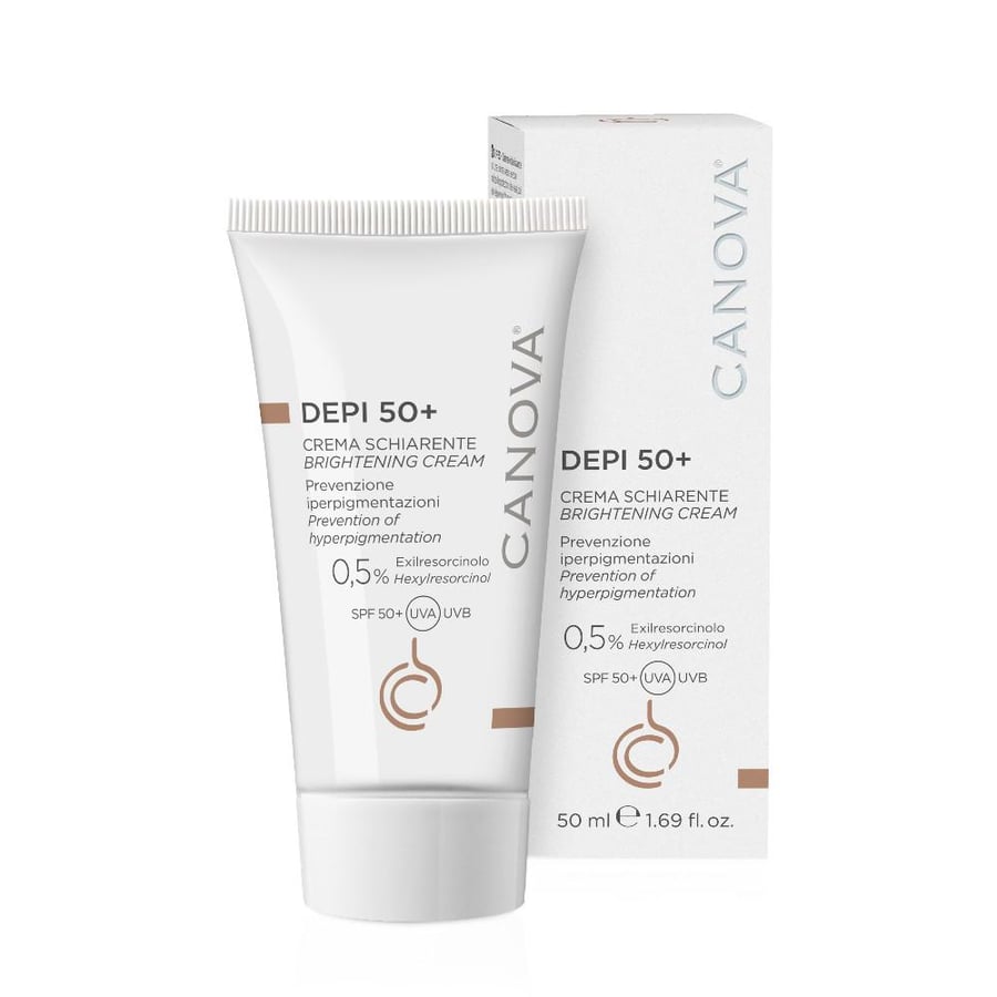 كانوفا دي بي +50 برایتیننج كریم 50 مل canova depi 50+ brightening cream  50ml tube