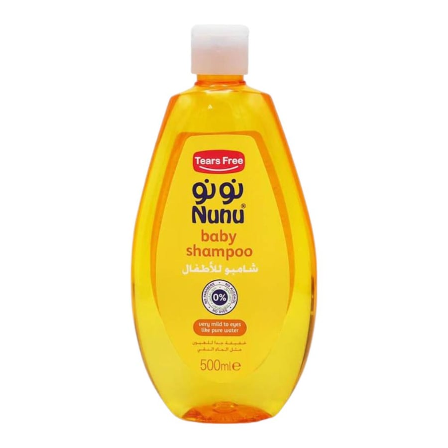 شامبو شعر نونو 500 مل أطفال لشعر ناعم لماع nunu baby shampoo, 500ml