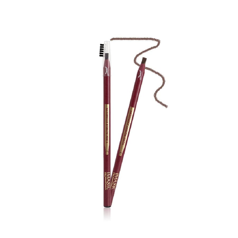 قلم حواجب ايماجيك ey-344 مقاوم للماء #1 لون اسود 6 جم imagic hard formula peelable eyebrow pencil shade black