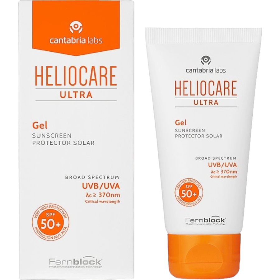 هيليوكير الترا جل 50 مل واقي شمس طبيعي معامل حماية 50 heliocare ultra gel sunscreen protector solar spf 50+ 50ml