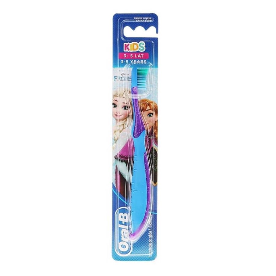 فرشاة أسنان اورال بى أطفال من 3 الى 5 سنوات oral b kids toothbrush frozen, 3-5 years, purple