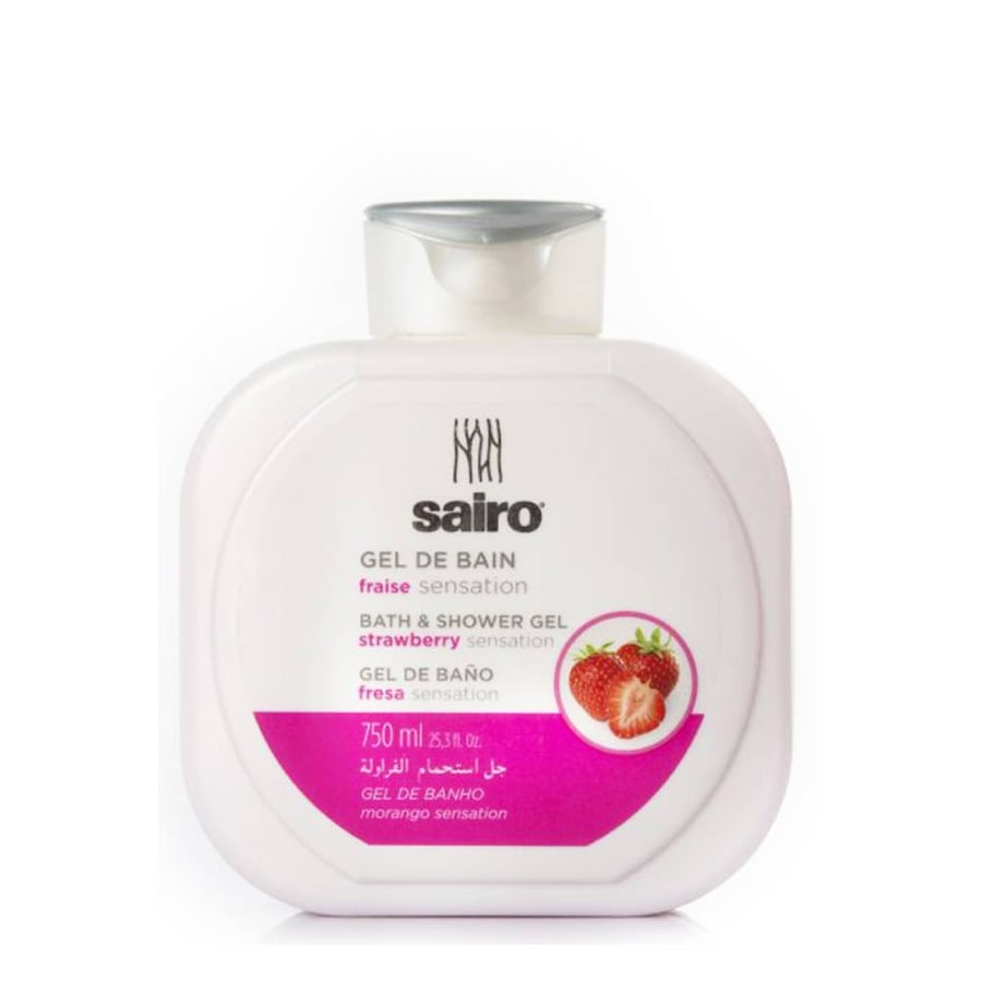 جل استحمام سايرو 750 مل بالفراولة sairo bath gel strawberry 750 ml