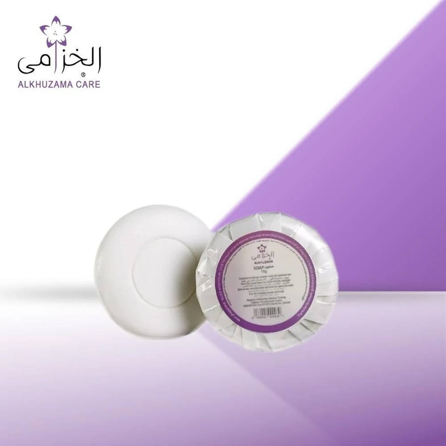 صابون الخزامى بالافندر15 جم ربطة 25 صابونة  lavender soap with lavender, 15 gm, packet of 25 soaps