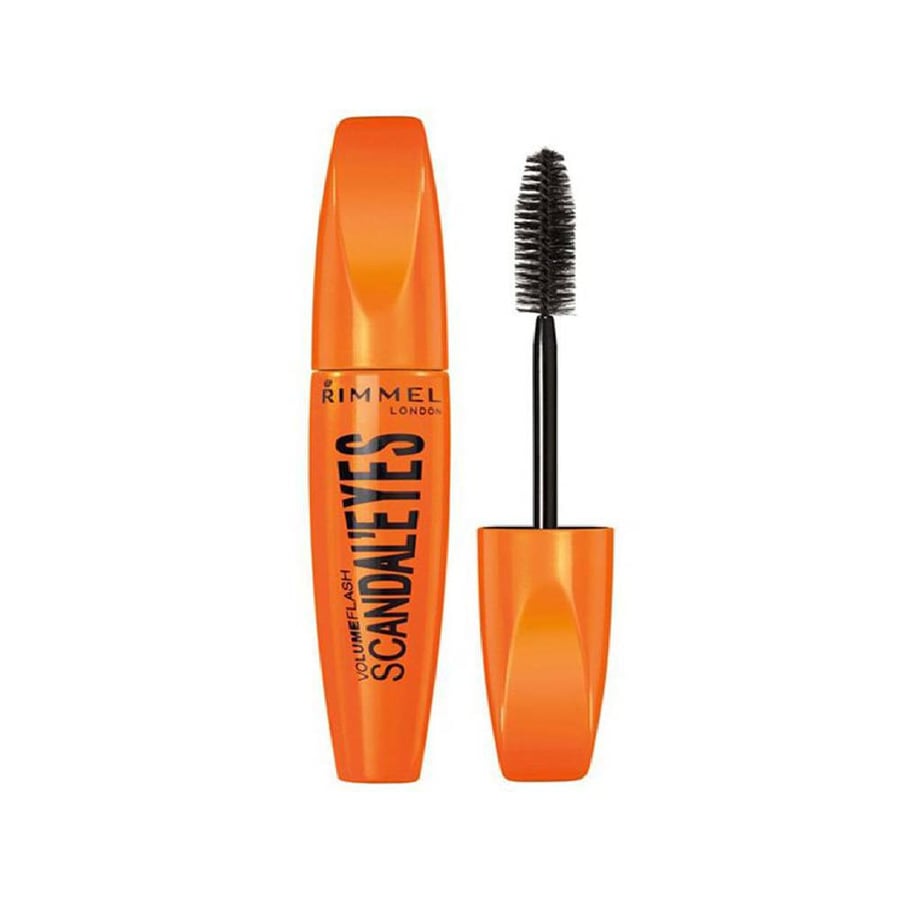ماسكرا ريميل برتقالى سكاندال ايز فوليوم لون اسود 12 مل rimmel scandaleyes volume flash mascara black