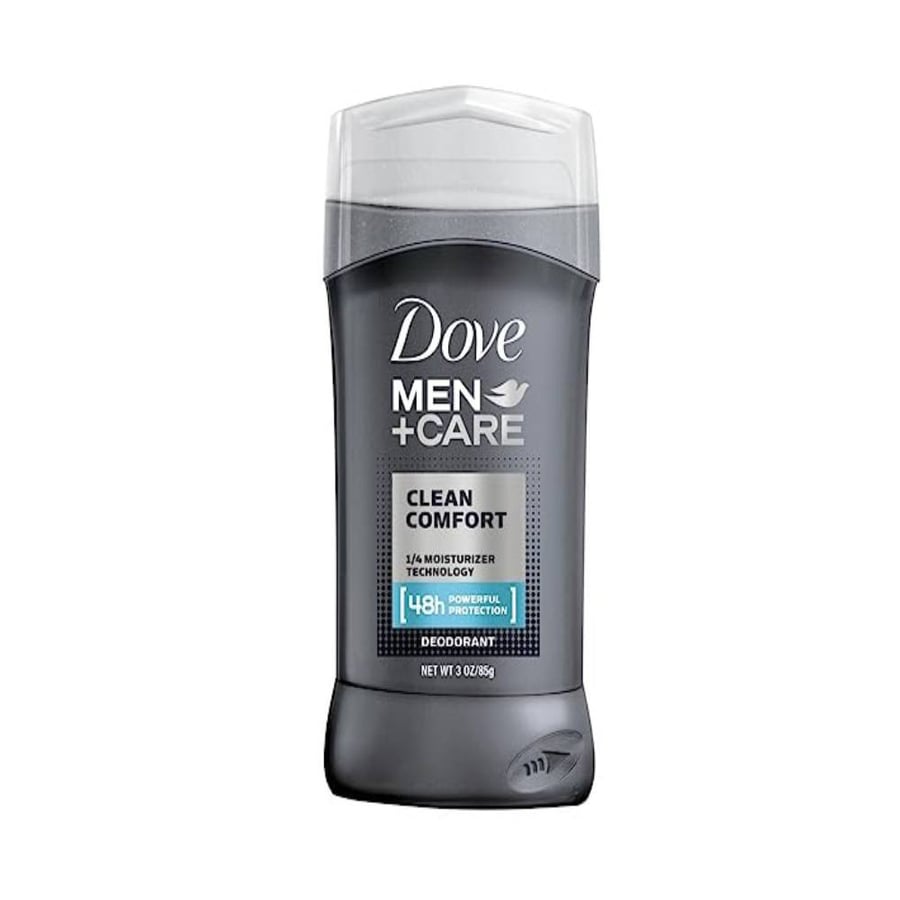 مزيل عرق دوف كير 85 جرام استيك رجال نظيف و مريح dove men plus care deodorant stick, clean comfort 85 gram