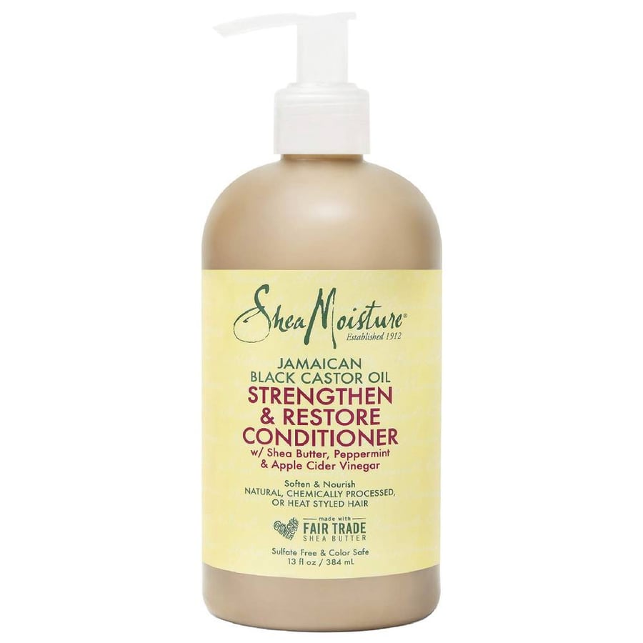 بلسم شعر شيا مويستشر 312 جرام زيت الخروع الجامايكي الأسود shea moisture jamaican black castor oil strengthen and restore leave-in conditioner 312 gm