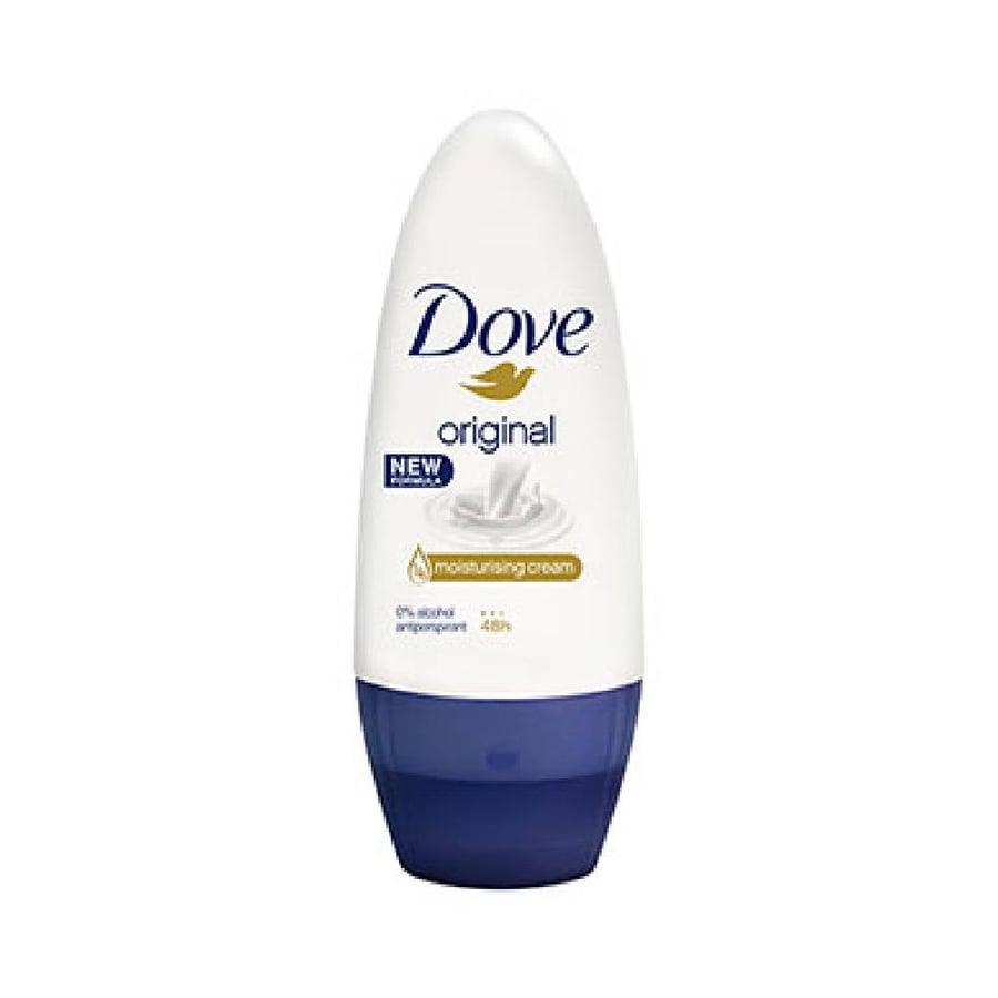 مزيل عرق دوف 50 مل مضاد للتعرق اوريجنال dove anti-perspirant deodorant roll-on original 50ml