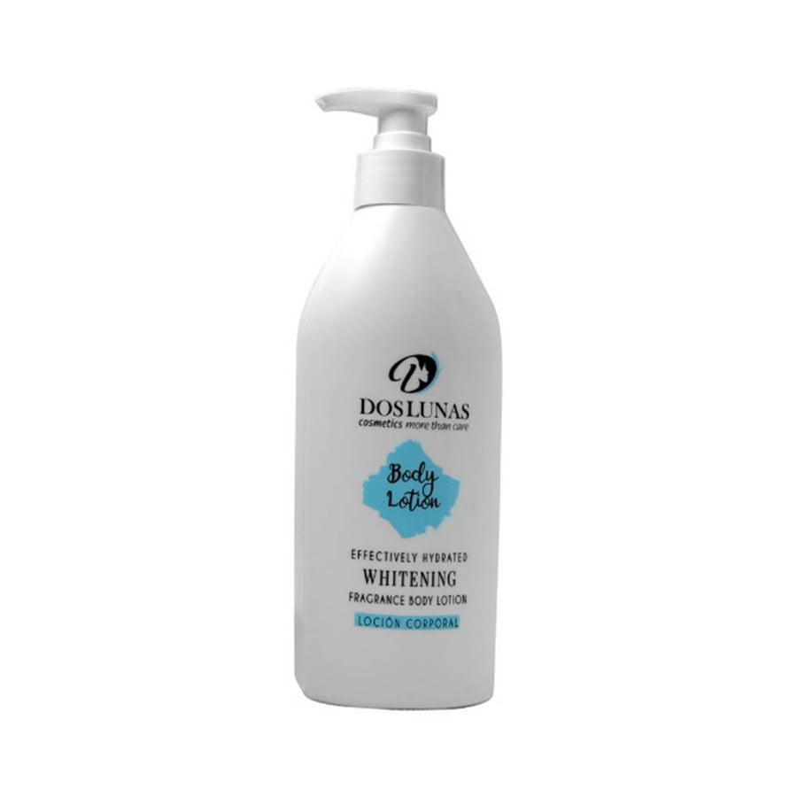 لوشن دوس لوناس للجسم مفتح ومعطر لون أزرق 300 مل dos lunas fragrance whitening body lotion blue 300 ml