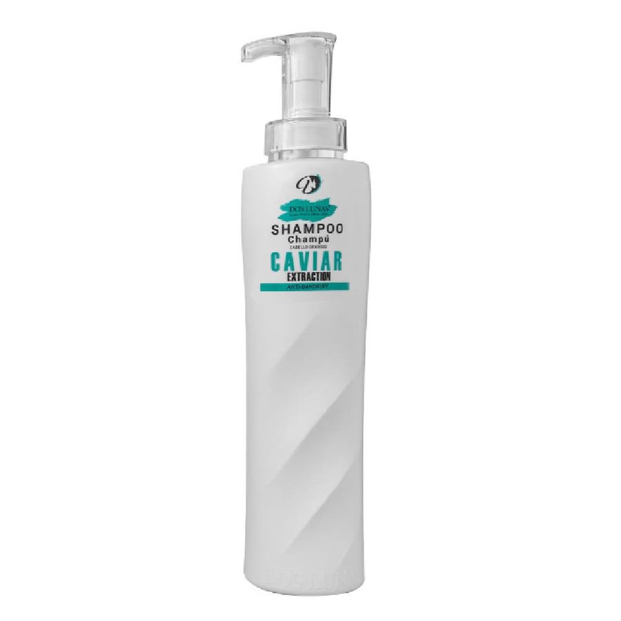 شامبو دوس لوناس معالج لقشرة الشعر بالكفيار 750 مل dos lunas caviar extraction shampoo anti dandruff 750 ml