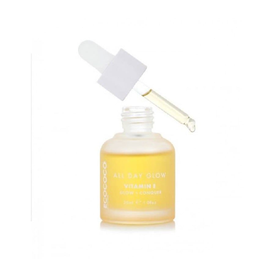 سيروم بشرة ايكوكوكو 30 مل فيتامين ه اشراقة البشرة ecococo all day glow vitamin e skin olixir 30ml