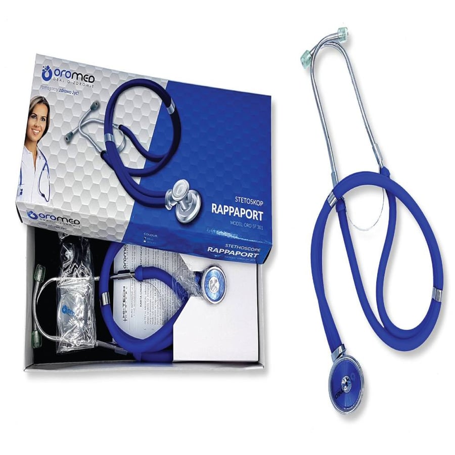 سماعة طبيب عام اطفال اورميد sf 301 لون ازرق oromed sprague rappaport type stethoscope sf301