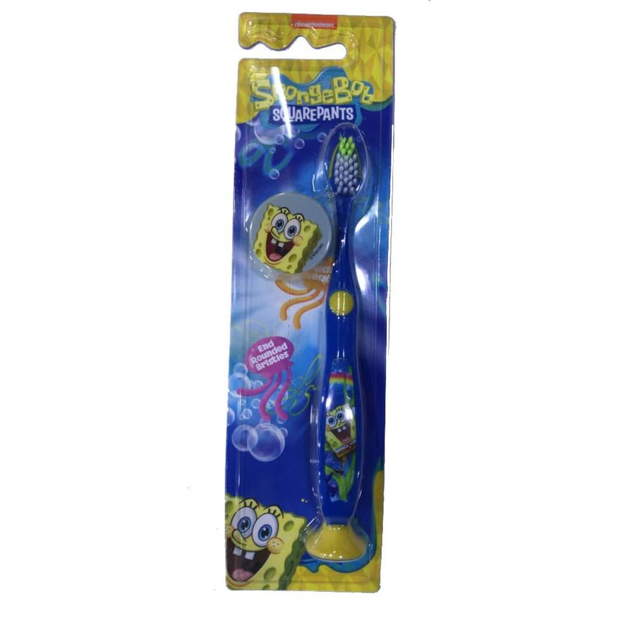 فرشة اسنان بغطاء اطفال سبونج بوب  nickelodeon spongbob baby tooth brush