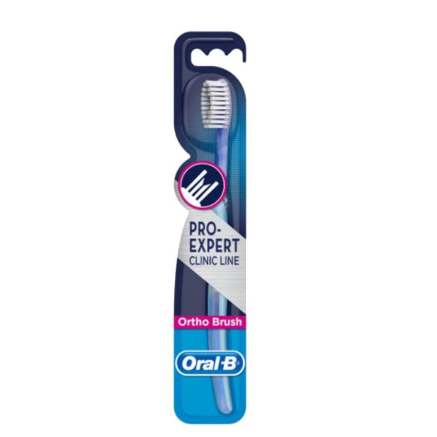 فرشاة أسنان أورال بى أورثودونتيك لتنظيف تقويم الأسنان oral-b orthodontic manual toothbrush