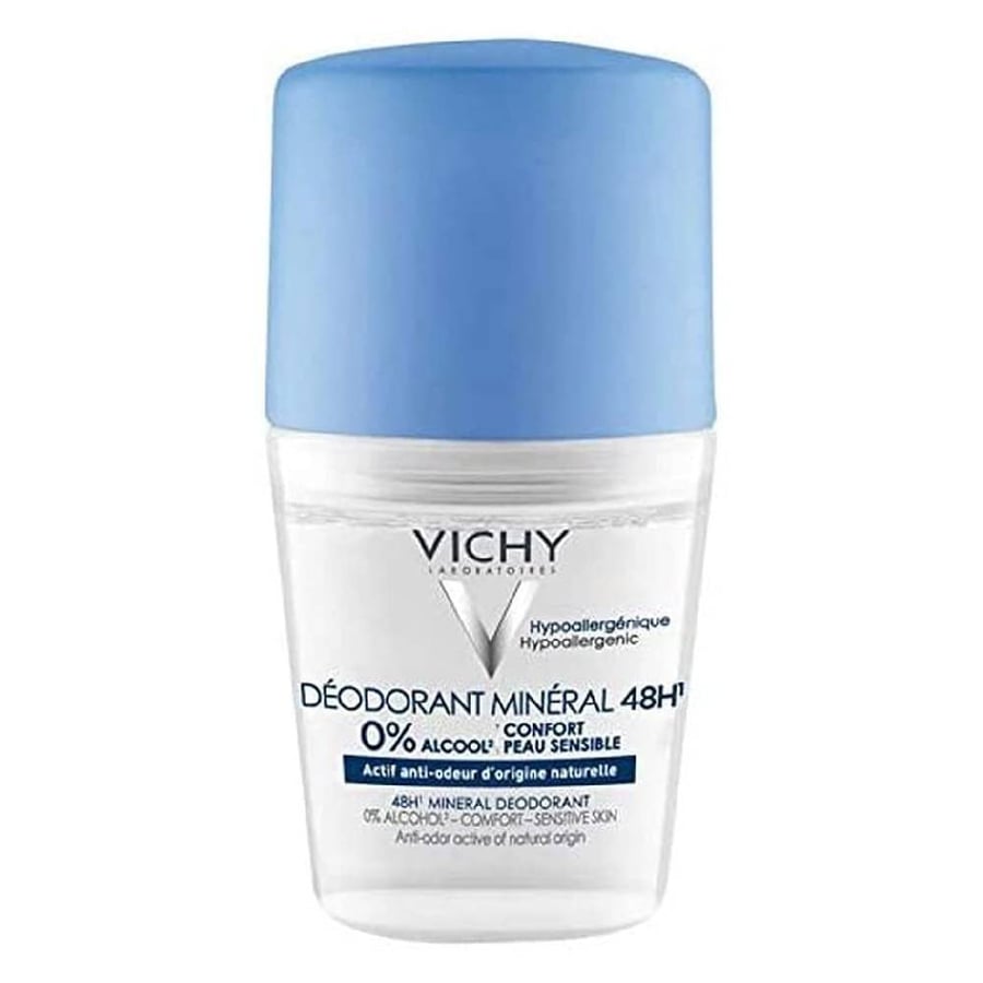 مزيل رائحة العرق فيتشى مينيرال 50 مل رول اون vichy deodorant mineral roll-on - 50 ml