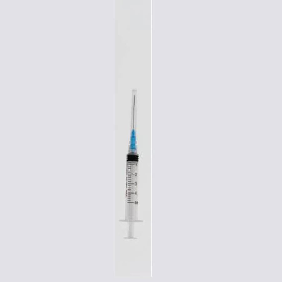 سرنج 5 مل مع ابرة disposable syringe 5 ml