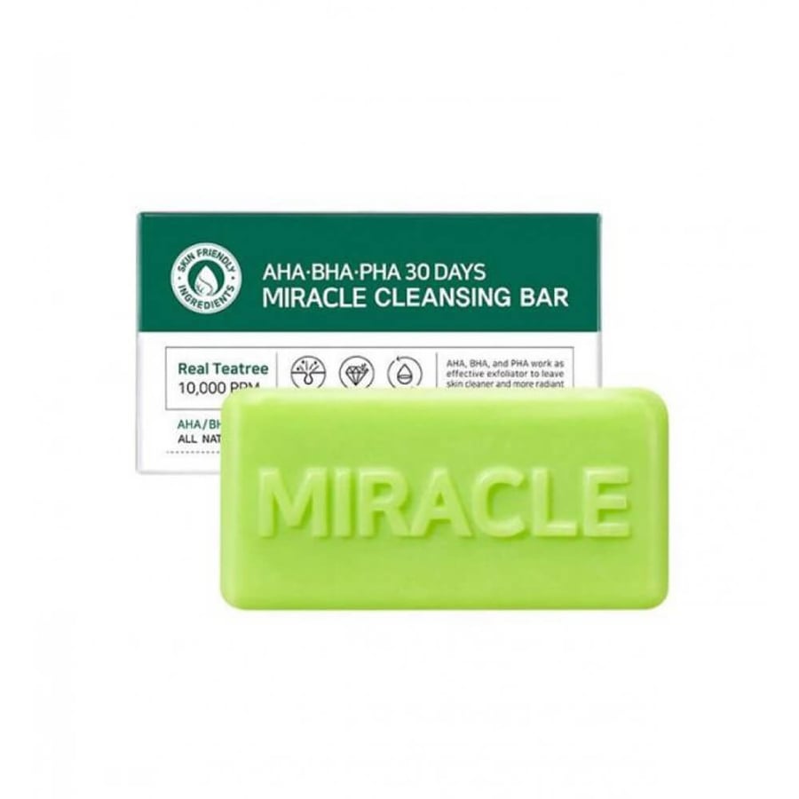 صابون بشرة ميراكل سوم باى مى 95 جرام لحب الشباب  some by mi miracle skin soap 95g for acne