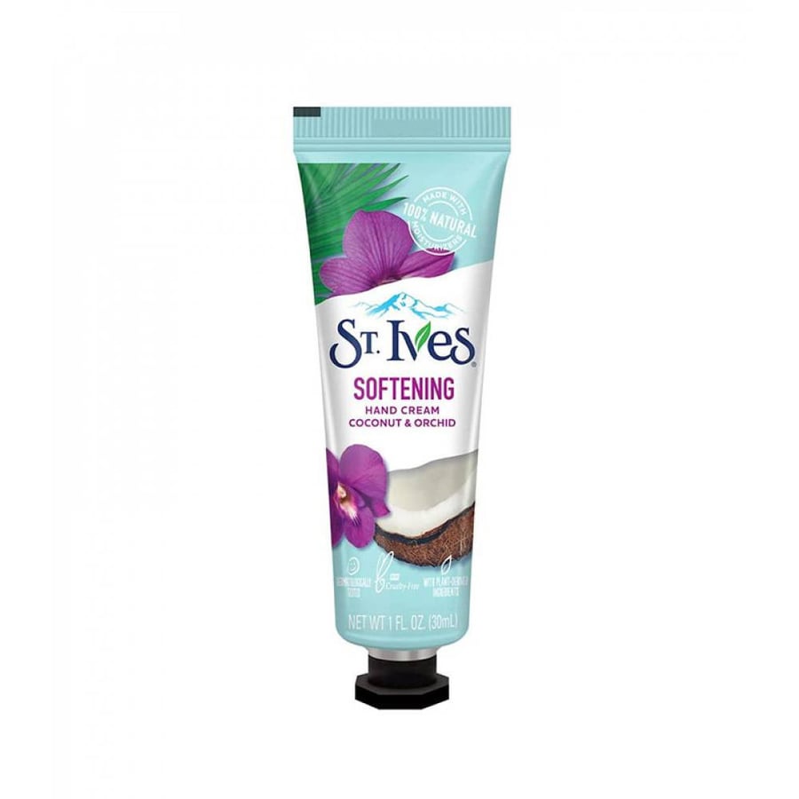 كريم يدين سانت ايفز 30 مل مع جوز الهند وزهرة الاوركيد st ives moisturising hand cream softening coconut and orchid
