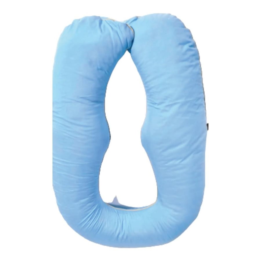 مخدة حوامل حرف  U لون ازرق ht 105u u-shaped pillow, blue color ht 105u