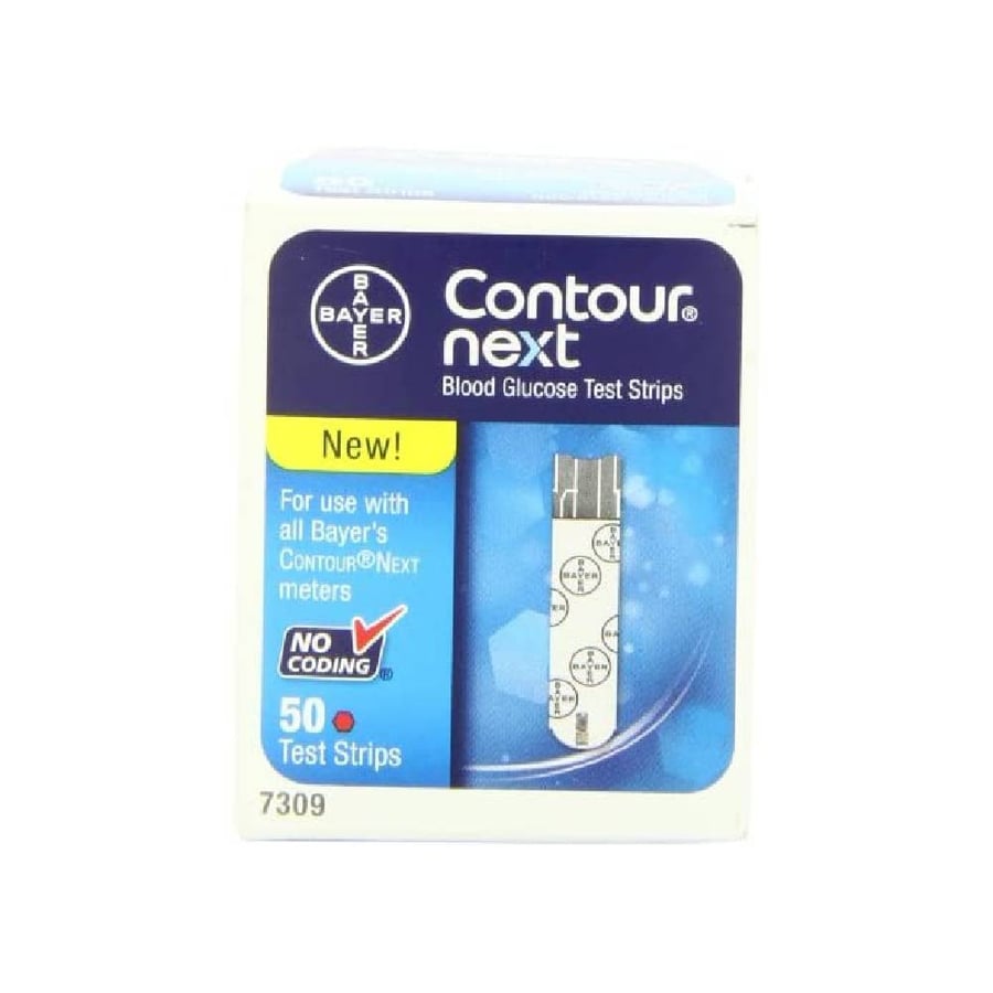 شرائط قياس السكر فى الدم كونتور نيكست 50 شريط blood glucose contour next test strip 50 strips