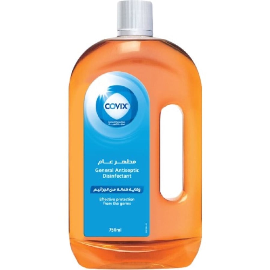 سائل ومطهر عام كوفيكس الجروح والأسطح والارضيات 750مل covix