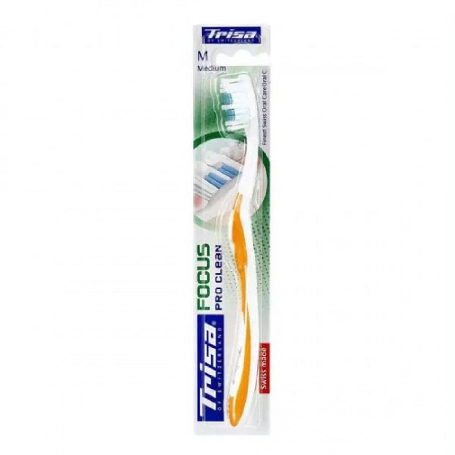 فرشاة اسنان تريزا فوكس متوسطة trisa toothbrush focus medium