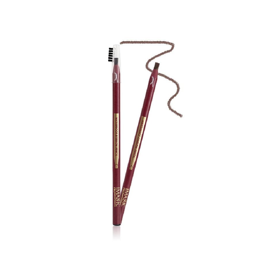 قلم حواجب ايماجيك ey-344 مقاوم للماء #2 بنى فاتح 6 جم  imagic hard formula peelable eyebrow pencil shade light brown