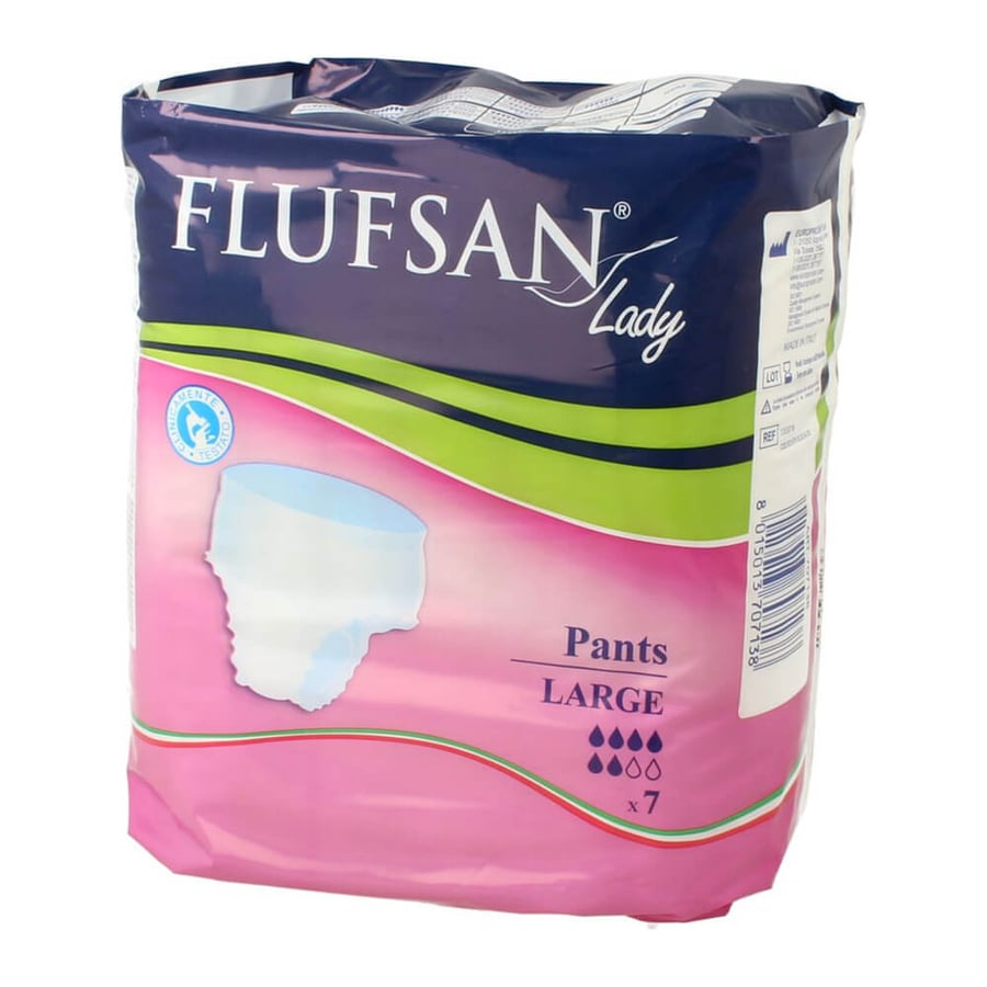 حفاضة فلوفسان كبار السن سيدات كبير 7 قطع flufsan slip lady pants grande